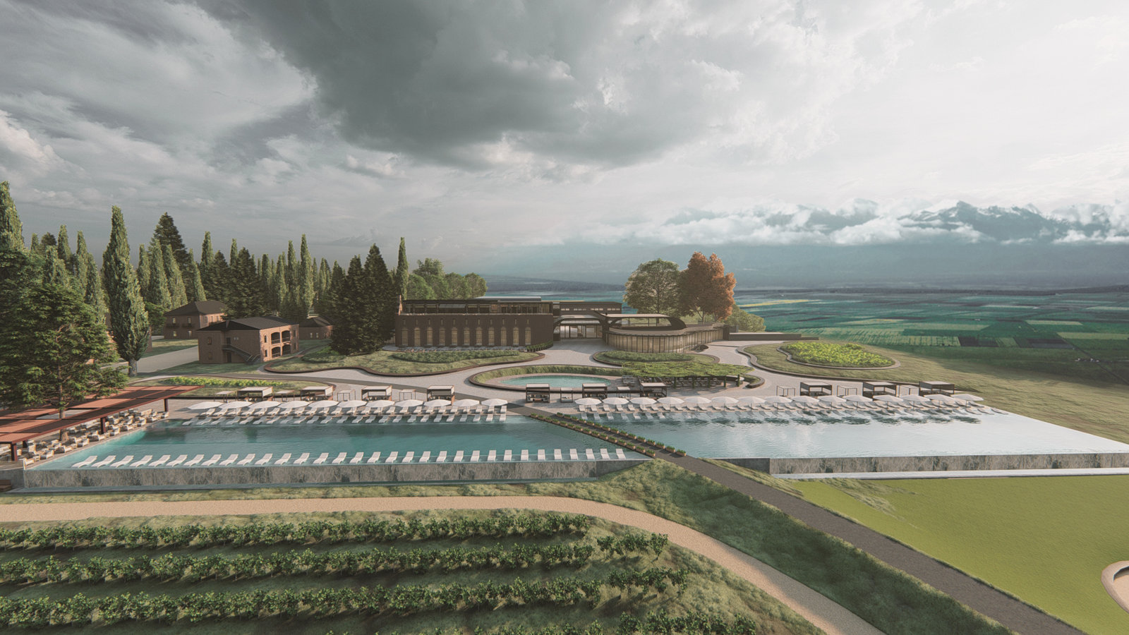 BESINI Resort — conceptual resort among the vineyards of Kakheti