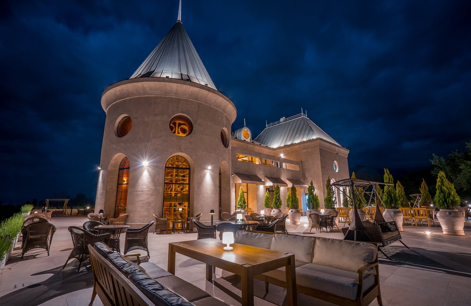 Chateau Buera — winery chateau at Lopota Lake
